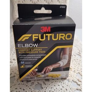 FUTURO Comfort Elbow Support with Pressure Pads, Medium 47862 - Moderate Support